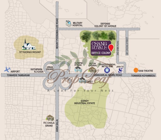 Chang Royale Location Map